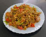 A picture of step 6 of Gavarachi Bhaji(Cluster beans Bhaji).