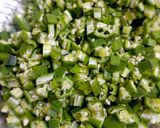A picture of step 2 of Raw mango pachadi.