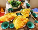 Hình bước làm 6 của món Bánh xèo nam bộ tôm thịt giòn thơm