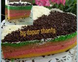 Foto langkah ke 8 dari resep Rainbow cake #reseppertamaku.