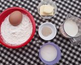 Hình bước làm 1 của món BÁNH MÌ bơ- sữa