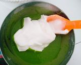 Foto langkah ke 3 dari resep Ogura Cake Pandan.