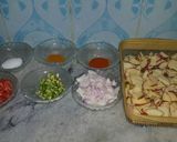 A picture of step 1 of Aloo ka salan #eidkay pakwan.