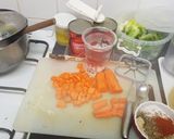 A picture of step 1 of Premade frozen sauce for cooking.