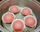 Foto langkah ke 10 dari resep Bolu kukus dengan perisa red velvet.