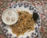 A picture of step 1 of Carrot Rice.