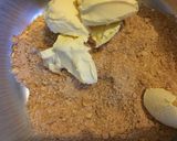 A picture of step 1 of Lemon “meringue”tart.