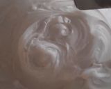 A picture of step 4 of Fluffy whipped cream.