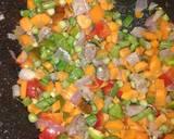 Extra veggie Coconut fried rice recipe step 4 photo