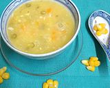 A picture of step 5 of Indo - Chinese Sweet Corn Veggie Soup.