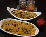 A picture of step 10 of Dambun cous cous.
