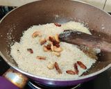 A picture of step 5 of Sooji Peda.