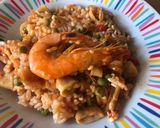 Foto del paso 8 de la receta: Arroz con calamares y langostinos
