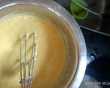 A picture of step 1 of Besan dhokla.