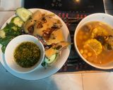 Hình bước làm 6 của món Cơm gà hải nam -canh hạt sen sườn dải