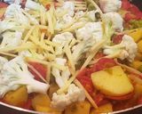 A picture of step 5 of Mix vegetables.