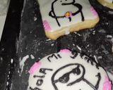 Foto del paso 3 de la receta: Galletitas de flork en masa de jengibre y glasé!!🤗🤗