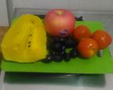 Foto langkah ke 1 dari resep Jus Diet Anggur, Apel, Tomat, Semangka Kuning.