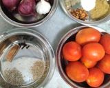 A picture of step 1 of Mexican Platter-Tangy Rajma Curry and Mexican Rice.