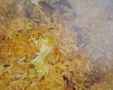 A picture of step 5 of Kache gosht ki biryani.