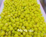 Hình bước làm 1 của món Mứt chùm ruột