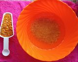 A picture of step 1 of Gujarati Puran Poli: A Golden Treat for the Festival of Lights.