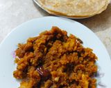 A picture of step 5 of Sooji ka Halwa.