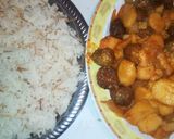صورة لخطوة 1 من وصفة كرات الكفته مع البطاطا والأرز فطور رمضان