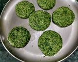 A picture of step 3 of Leafy vegetable Chana daal Cutlets.