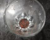 A picture of step 1 of Digestive booster drink.