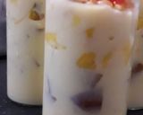 A picture of step 3 of Fruit cake custard.