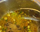 A picture of step 2 of Green chana sabji (Winter curries).