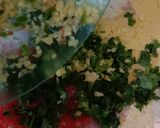 A picture of step 2 of Rajasthani Tikkar Parantha.