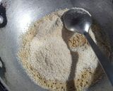 A picture of step 2 of Amaranth Churma.