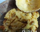 A picture of step 1 of Masala Bael or Wood-apple.