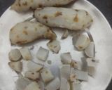 A picture of step 1 of Healthy and yummy sweet potatoes chaat.