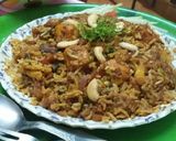 A picture of step 10 of Sahi veg biryani.