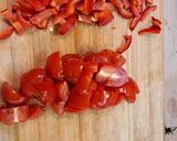 Paprikás "csirke" vegán recept fázis 1 fotója