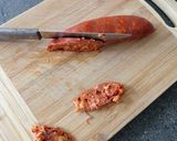 Foto del paso 3 de la receta: Tosta de huevo, chorizo y queso
