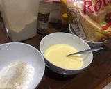 Foto langkah ke 2 dari resep Chicken Katsu Carbonara Rice.