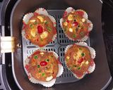 এয়ারফ্রায়ারে ক্রিসমাস কাপকেক (airfrier cupcake recipe in bengali) রেসিপি ধাপ - 11 ছবি
