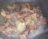 A picture of step 2 of Boneless beef karahi.