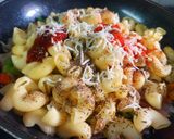 A picture of step 3 of Indo Chinese Macaroni.