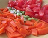 Foto del paso 3 de la receta Bulgur con verduras, semillas de sésamo y Agua de Mar