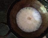 A picture of step 1 of Doodh halwa.