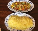 A picture of step 3 of California Farm Spaghetti Squash Pepperonata Sauce.