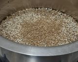 A picture of step 1 of Locho khichu rice flour steam.