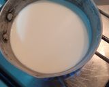 A picture of step 1 of Elaichi saffron milk.