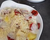 Une image de l'étape 2 de Gratin de chou-fleur et chorizo.