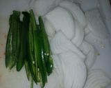 A picture of step 5 of Rajas con huevo.